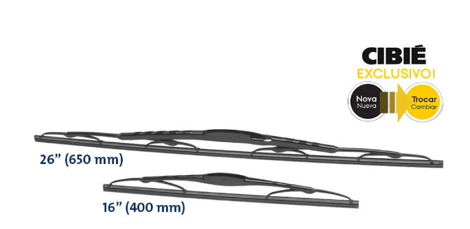 PALHETA DIANTEIRA 400/650MM C062 VALEO
